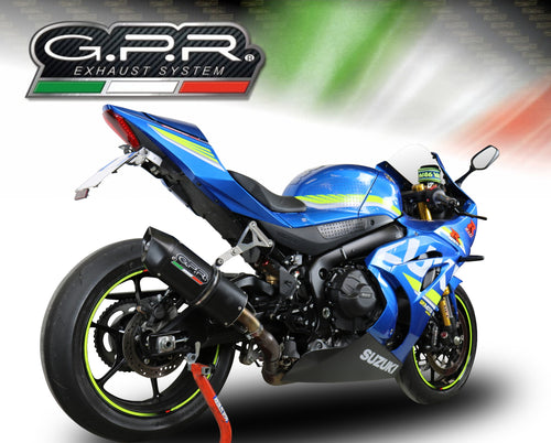 Suzuki GSXR 1000 /R 2017-2018 GPR Exhaust SlipOn Silencer Furore Nero Road Legal