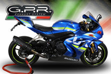 Load image into Gallery viewer, Suzuki GSXR 1000 /R 2017-18 GPR Exhaust Slip-On Silencer GPE Ti Black Road Legal