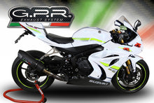 Load image into Gallery viewer, Suzuki GSXR 1000 /R 2017-18 GPR Exhaust Slip-On Silencer GPE Ti Black Road Legal