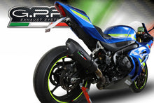 Load image into Gallery viewer, Suzuki GSXR 1000 /R 2017-18 GPR Exhaust Slip-On Silencer GPE Ti Black Road Legal
