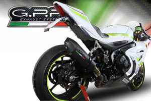 Suzuki GSXR 1000 /R 2017-18 GPR Exhaust Slip-On Silencer GPE Ti Black Road Legal