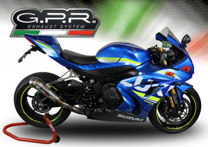 Suzuki GSXR 1000 /R 2017-2018 GPR Exhaust SlipOn Silencer Powercone Racing New