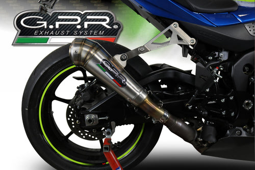 Suzuki GSXR 1000 /R 2017-2018 GPR Exhaust SlipOn Silencer Powercone Racing New