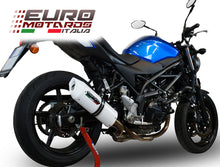 Load image into Gallery viewer, Suzuki SV 650 A 2016-2017 GPR Exhaust Slip-On Silencer Albus White Road Legal