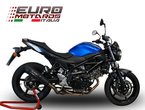 Suzuki SV 650 A 2016-2017 GPR Exhaust Slip-On Silencer GPE Ti Black Road Legal