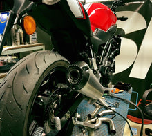 Load image into Gallery viewer, Suzuki SV 650 2017-2018 Silmotor Exhaust Full System Silencer Carbon Cap New