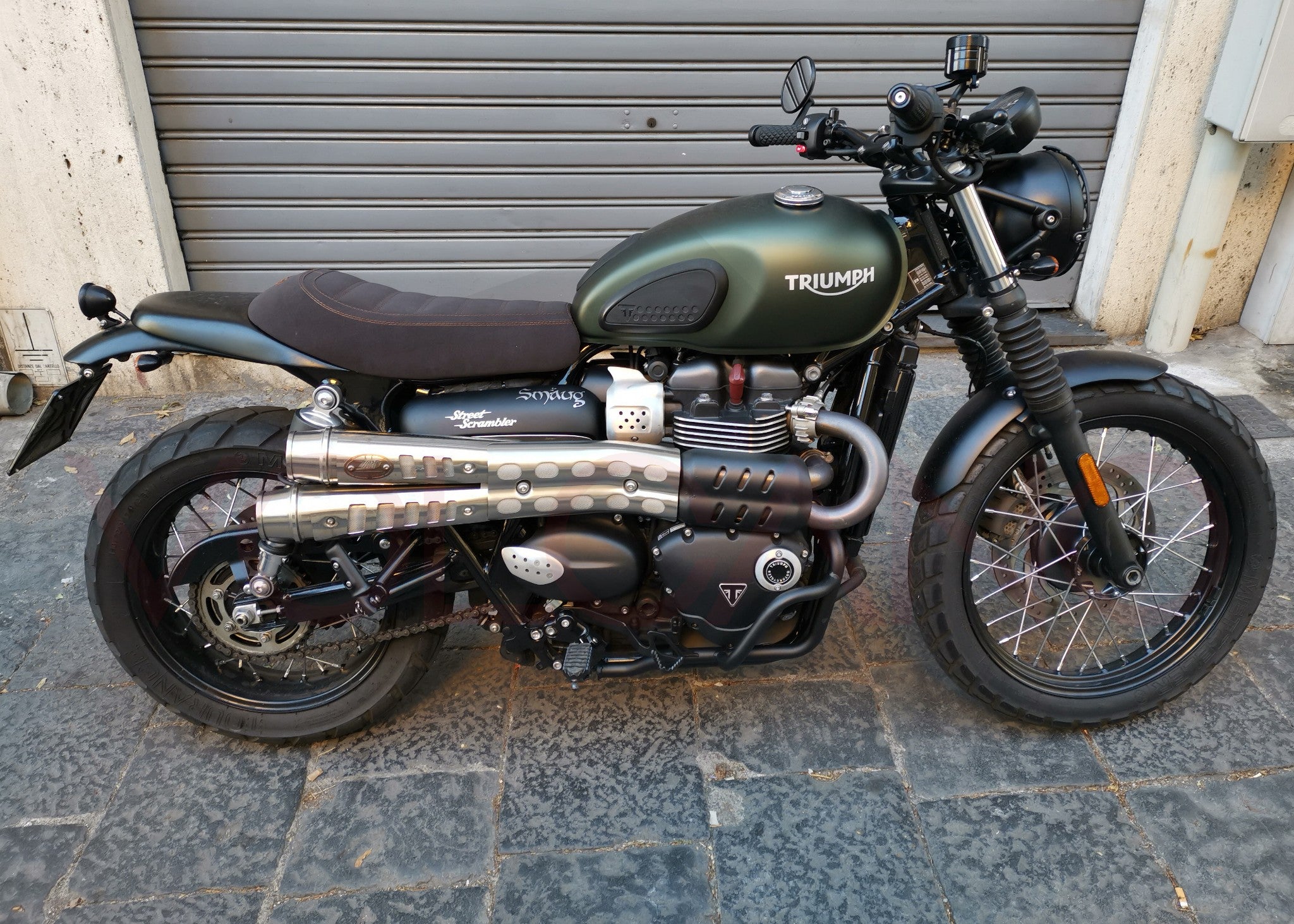 Triumph Street Scrambler 2017 2020 Volcano Italia Seat Cover Non Slip Euro Motards