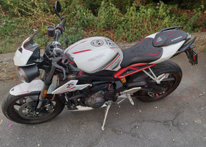 Triumph Street Triple 765 /RS 2017-2020 Volcano Italia Seat Cover Non-Slip T033C