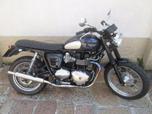 Load image into Gallery viewer, MassMoto Exhaust Dual Slip-On Silencers Bottiglia New Triumph Bonneville T100