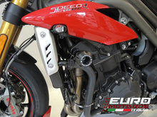 Load image into Gallery viewer, Triumph Speed Triple 1050/R/S 2016-2020 RD Moto Crash Sliders Protectors Black