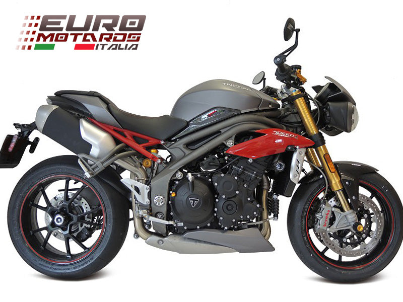 Triumph Speed Triple 1050/R/S 2016-2020 RD Moto Crash Sliders Protectors Black
