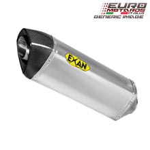 Load image into Gallery viewer, KTM 690 SMC /R Till 2017 Exan Exhaust Silencer OVAL X-BLACK Titanium/Carbon New