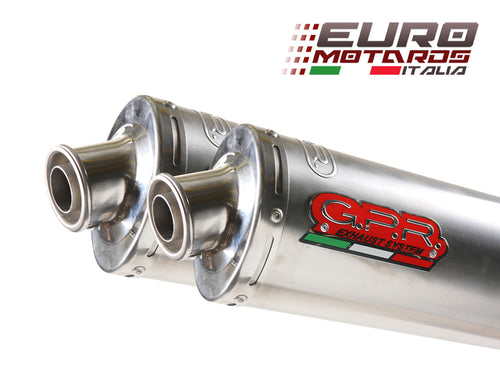 KTM SMC 660 2005-06 GPR Exhaust Systems Titanium Oval Slipon Mufflers Silencers