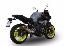 Load image into Gallery viewer, Yamaha MT-10 16-17 Exan Exhaust Silencer X-GP Carbon/Titanium/Black &amp; Decat Pipe