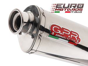 Suzuki SV 650 A 2016-2017 GPR Exhaust System Slip-On Silencer Trioval Road Legal