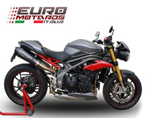 Load image into Gallery viewer, Triumph Speed Triple 1050 /R 2016 1in2 GPR Exhaust Dual Silencers GPE CF New