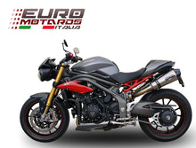 Load image into Gallery viewer, Triumph Speed Triple 1050 /R 2016 1in2 GPR Exhaust SlipOn Dual Silencers GPE Ti