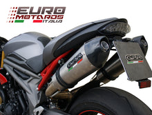 Load image into Gallery viewer, Triumph Speed Triple 1050 /R 2016 1in2 GPR Exhaust SlipOn Dual Silencers GPE Ti