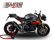 Load image into Gallery viewer, Triumph Speed Triple 1050 /R 2016-17 Single Low GPR Exhaust Silencer GPE CF New