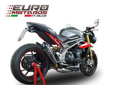 Load image into Gallery viewer, Triumph Speed Triple 1050 /R 2016-17 Single Low GPR Exhaust Silencer GPE CF New