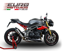 Load image into Gallery viewer, Triumph Speed Triple 1050 /R 2016-2017 Single Low GPR Exhaust Silencer GPE Ti