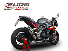 Load image into Gallery viewer, Triumph Speed Triple 1050 /R 2016-2017 Single Low GPR Exhaust Silencer GPE Ti