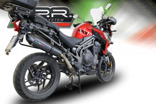 Load image into Gallery viewer, Triumph Tiger 1200 Explorer 17-19 GPR Exhaust SlipOn Silencer GPE Ti Black Homol