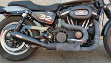 Load image into Gallery viewer, MassMoto Exhaust Full System Tromb Retro Black New Harley Davidson Sportster 883