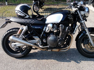 MassMoto Exhaust SlipOn Silencer Inox Retro Satin Suzuki GSX 750 1200 Inazuma