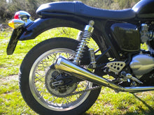 Load image into Gallery viewer, MassMoto Exhaust Dual Slip-On Silencers Tromb Slim New Triumph Thruxton 900