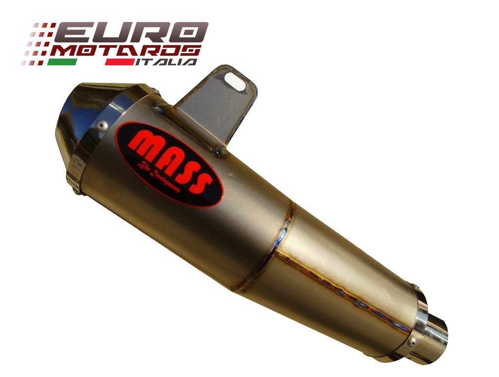 MassMoto Exhaust Slip-On Silencer Tromb Titanium Curve Kawasaki ZX6R 2003-2004