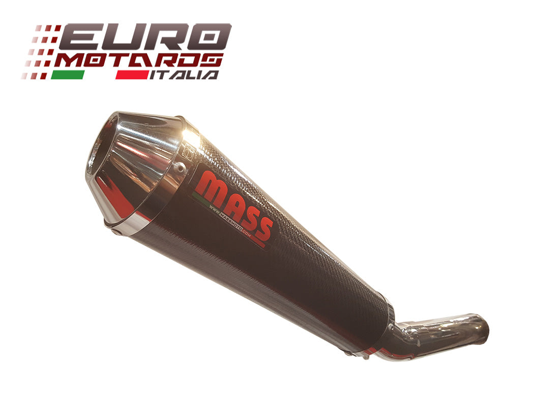 MassMoto Exhaust Slip-On Silencer Tromb Carbon Road Legal Honda CBF 600 2004-06