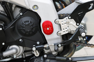 CNC Racing Frame Caps Set For Swingarm Axle 2 colors For Aprilia RSV4 2009-2018