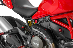 CNC Racing Kit Frame Plugs+Oil Cap+Steering Ring Nut For Ducati Monster 821 1200