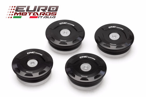 CNC Racing Frame Caps Plugs Set 4pcs - 4 Color Options For Ducati XDiavel /S