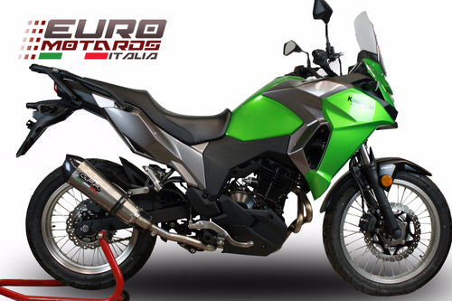 Kawasaki Versys-X 300 2017-2018 GPR Exhaust Slip-On Silencer GPE Ti Road Legal
