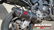Load image into Gallery viewer, MassMoto Exhaust Slip-On Silencer Oval Full Carbon Kawasaki Versys 650 2006-2014