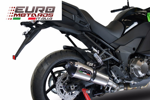 Kawasaki Versys 1000 2015-2018 GPR Exhaust Slip-On Silencer GPE Ti Road Legal
