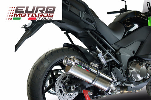 Kawasaki Versys 1000 2015-2018 GPR Exhaust Slip-On Silencer Trioval Road Legal