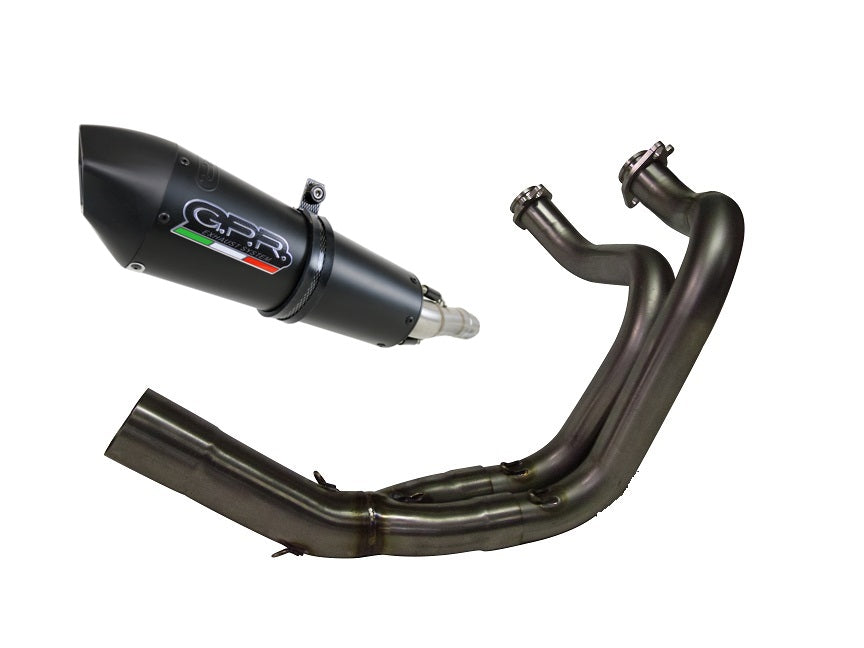 Kawasaki Versys 650 2017-2019 GPR Exhaust Full System With GPE Ti Black Silencer