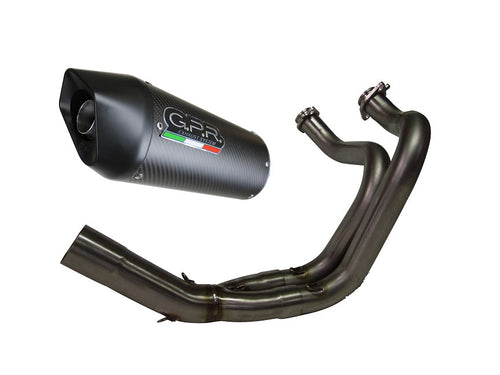 Kawasaki Versys 650 2017-19 GPR Exhaust Full System Silencer Furore Carbon Fiber