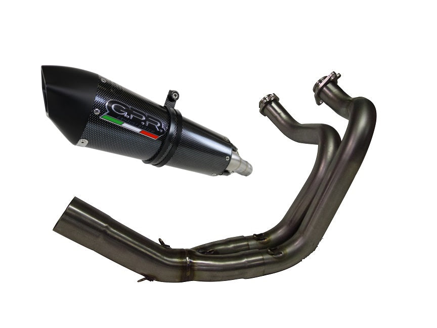 Kawasaki Versys 650 2017-2019 GPR Exhaust Full System With GPE CF Silencer New