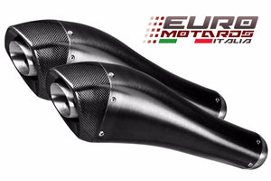 Ducati Monster 796 2010-2013 EXAN X-Black Evo Exhaust Dual Slip-On Silencers