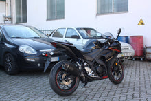 Load image into Gallery viewer, Yamaha YZF-R3 Exan Exhaust 2in1 Full System OVAL X-BLACK Silencer Ti/Carbon New