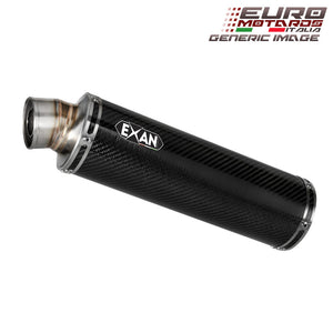 Aprilia Dorsoduro 750 Exan Exhaust Silencer X-GP Carbon/Titanium/Black Dual x2