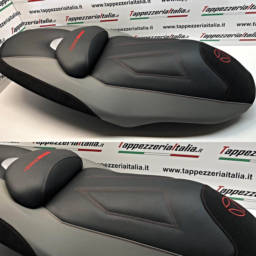 Yamaha Xmax 400 2013-2018 Tappezzeria Italia Comfort Foam Seat Cover Momo Design