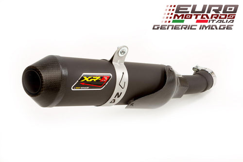 Honda NT700V Deauville 2004-2015 Endy Exhaust XR3.1 Black Carbon Cap Silencer