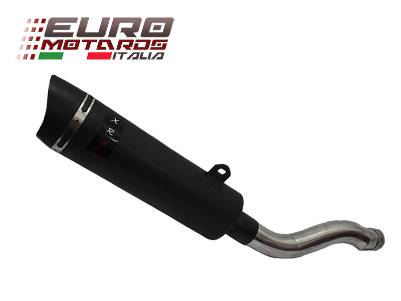 Hyosung Comet 250 Endy Exhaust Slip-On Silencer XR3 Black Road Legal New