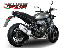 Load image into Gallery viewer, Yamaha XSR 700 2015-2016 2in1 GPR Exhaust Full System Albus White Road Legal New