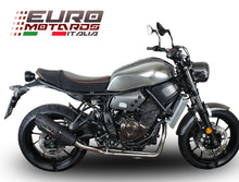 Load image into Gallery viewer, Yamaha XSR 700 2015-2016 2in1 GPR Exhaust Full System GPE Ti Black Road Legal